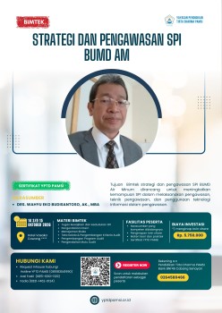 BIMTEK STRATEGI DAN PENGAWASAN SPI BUMD AIR MINUM