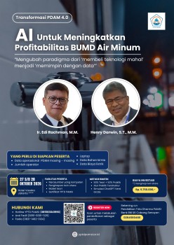 BIMTEK TRANSFORMASI PDAM 4.0: PENGGUNAAN AI DALAM MENINGKATKAN PROFITABILITAS BUMD AIR MINUM