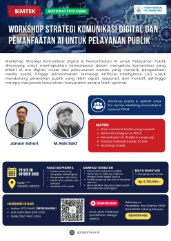 BIMTEK STRATEGI KOMUNIKASI DIGITAL & PEMANFAATAN AI UNTUK PELAYANAN PUBLIK