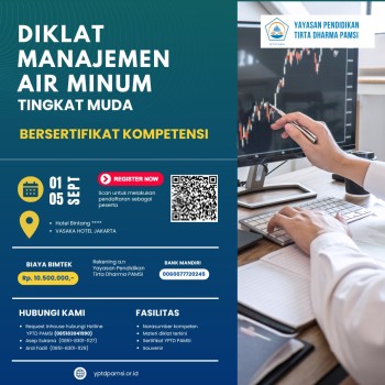 PELATIHAN MANAJEMEN AIR MINUM TINGKAT MUDA